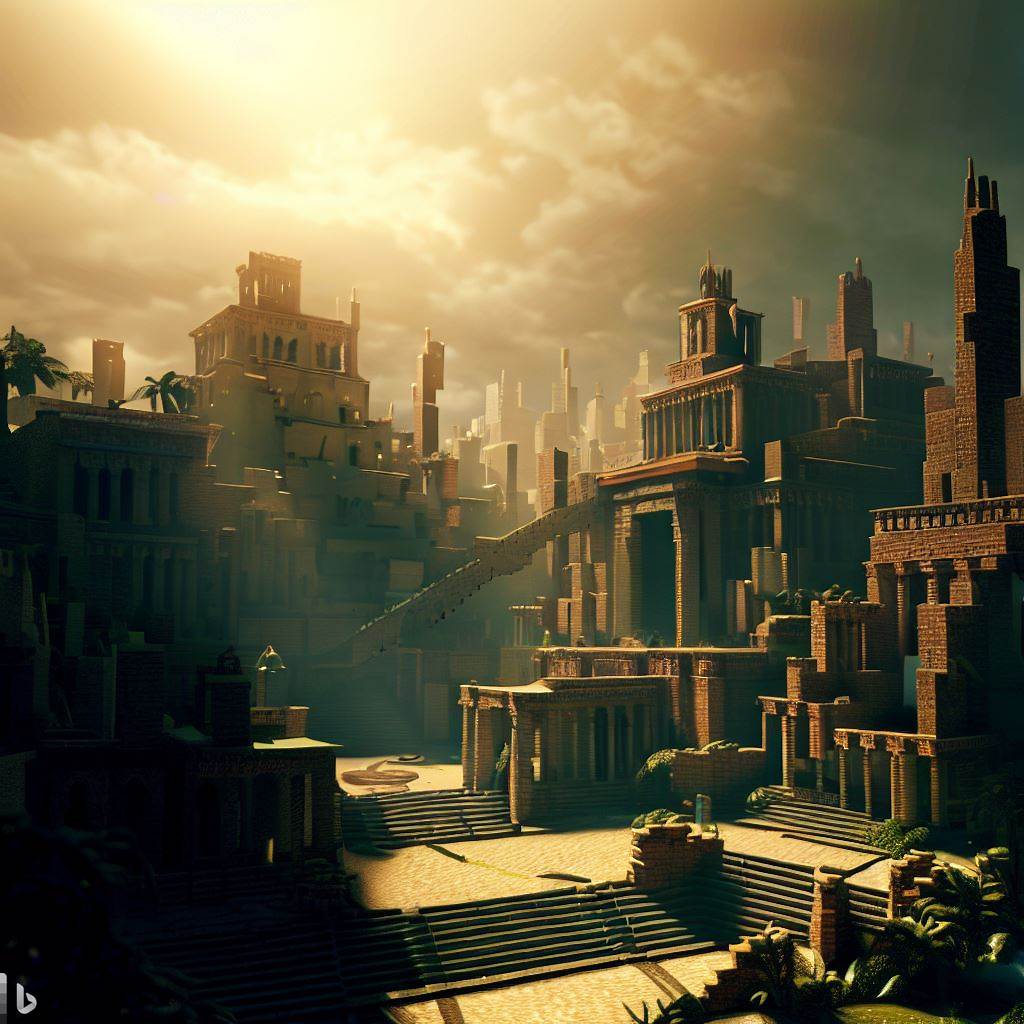 starożytne miasto w Minecraft