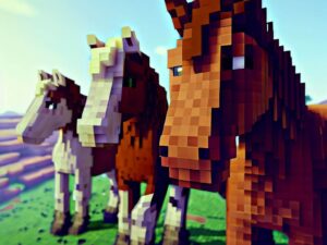 Jak znaleźć konie w Minecraft
